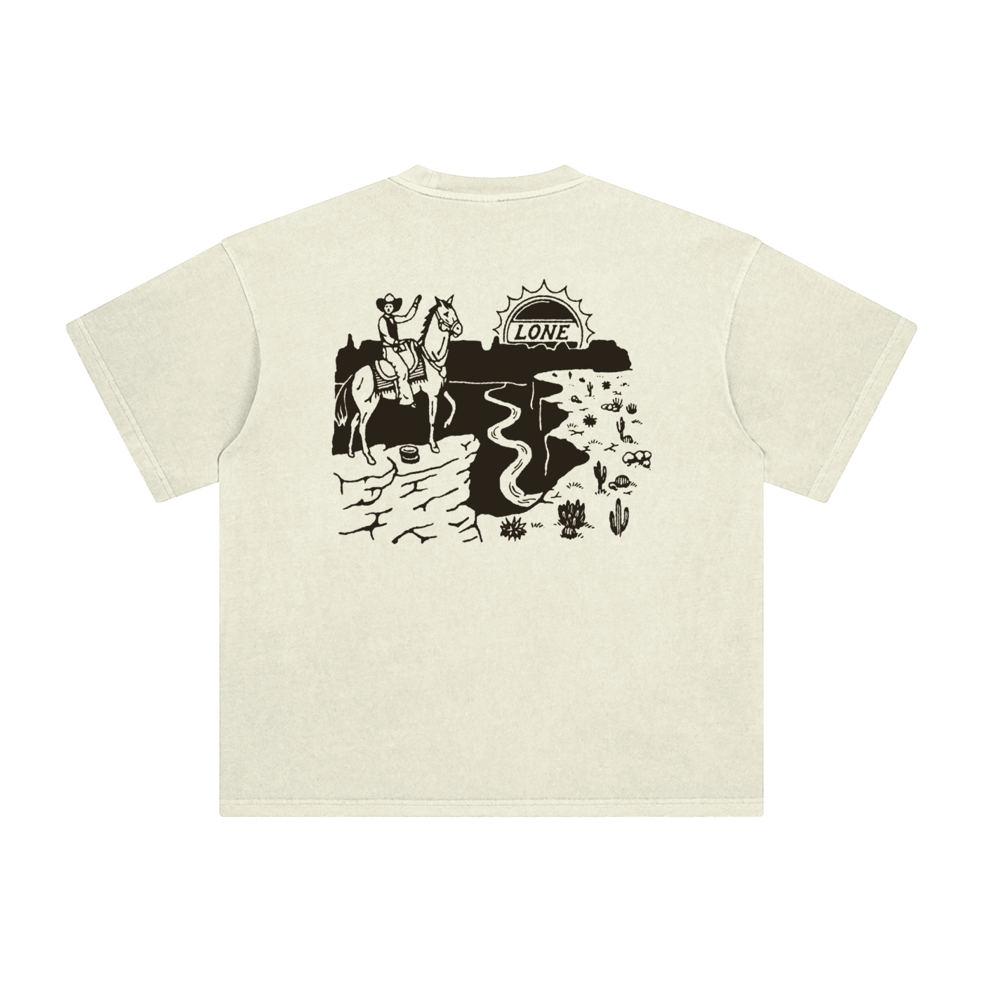 Enzyme Washed T-Shirt – Lone Pouches