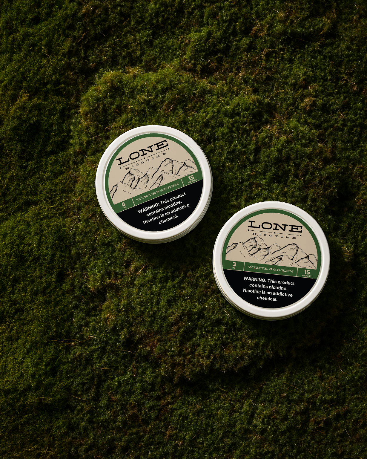 Lone Pouches - Wintergreen - 5 Pack
