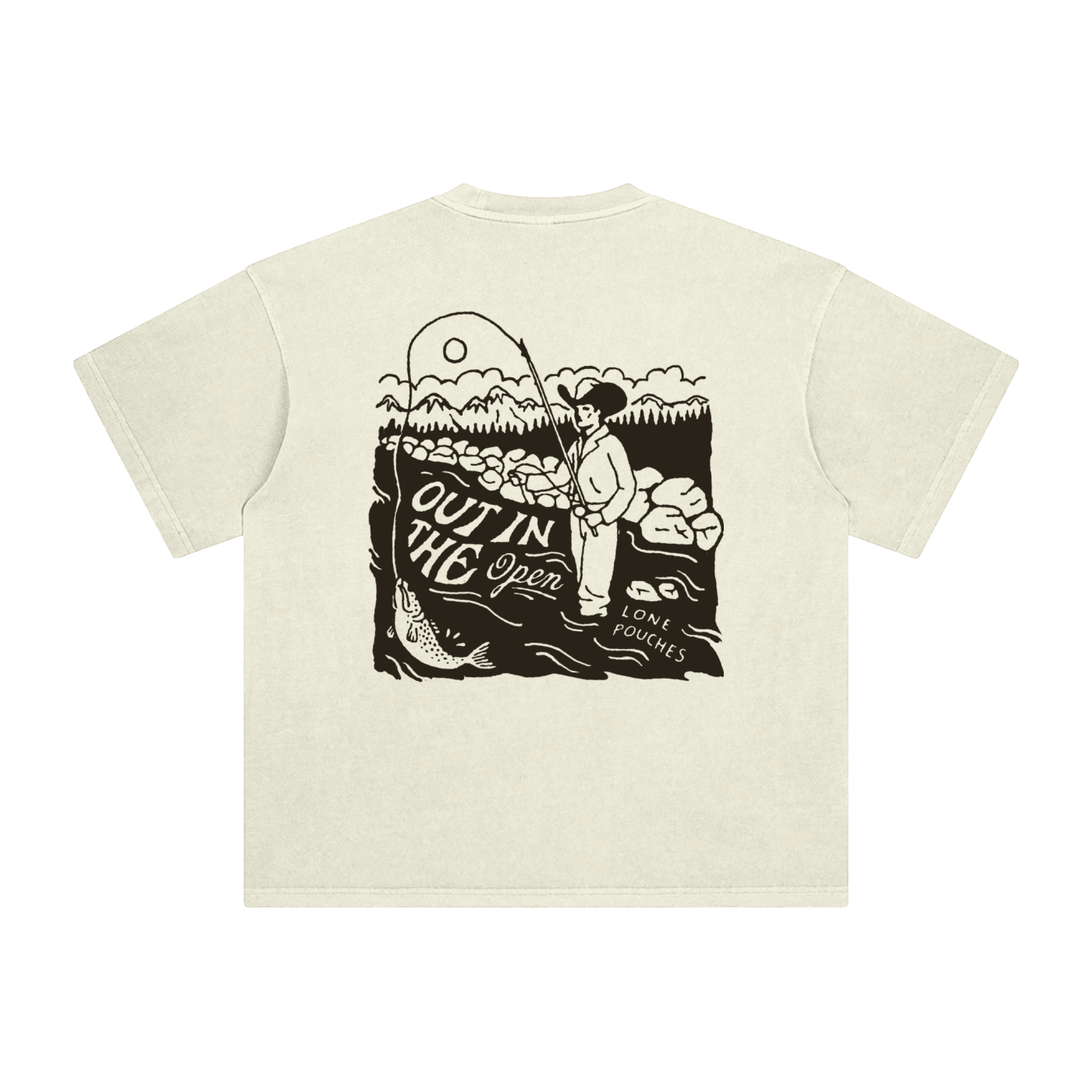 Enzyme Washed T-Shirt – Lone Pouches Enzyme Washed T-Shirt – Lone Pouches