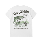 Lone fishing Heavyweight Cotton T-Shirt