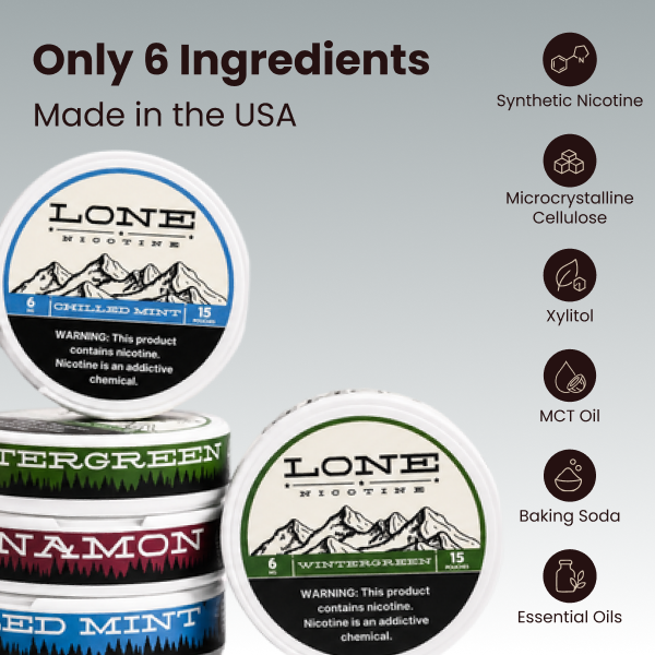 Lone Pouches- Variety Pack - 6 Pack