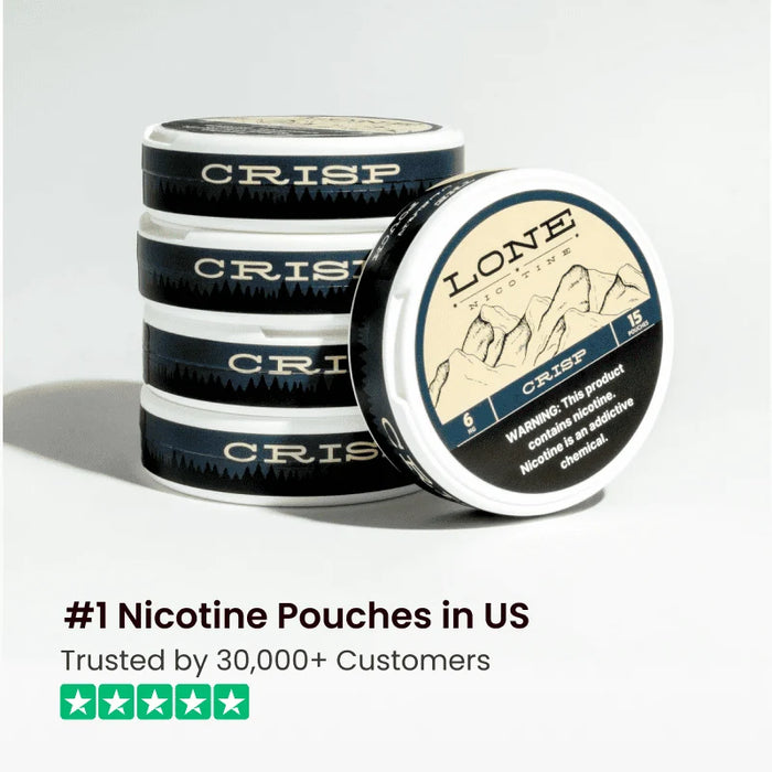 Lone Pouches - Crisp Menthol - 5 Pack