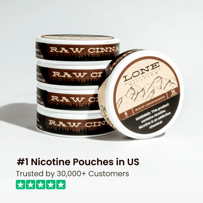 Lone Pouches - Raw Cinnamon - 5 Pack