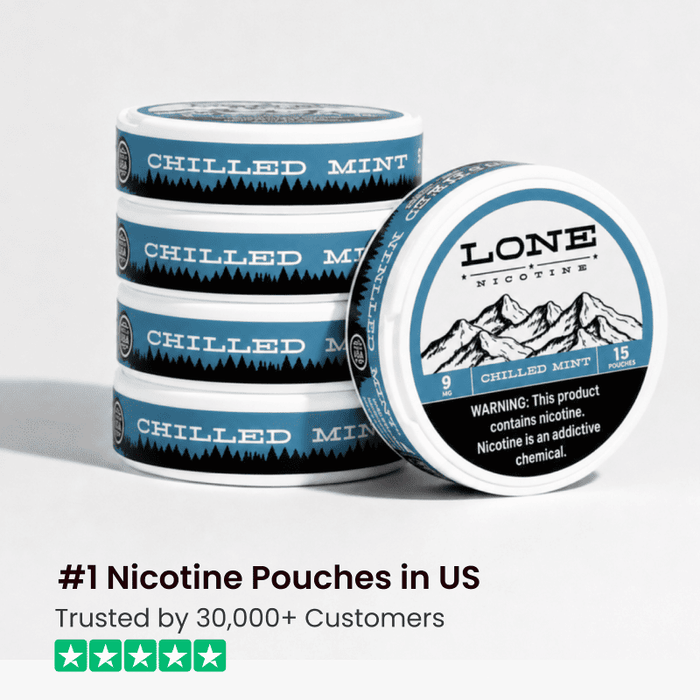 Lone Pouches - Chilled Mint - 5 Pack
