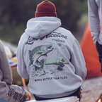 Lone Fly-Fishing Washed Oversize Hoodie